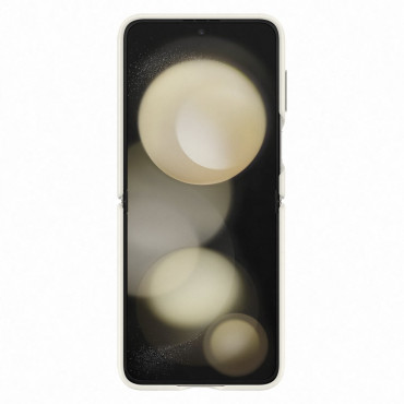 Case Cover ar Eco-liekšķere Galaxy ar Flip 5 krēmveida