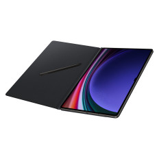 Fall med flik och stativ för Samsung Galaxy Tab S9 Ultra Smart Book Cover White