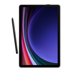 Fall med flik och stativ för Samsung Galaxy Tab S9 Smart Book Cover White