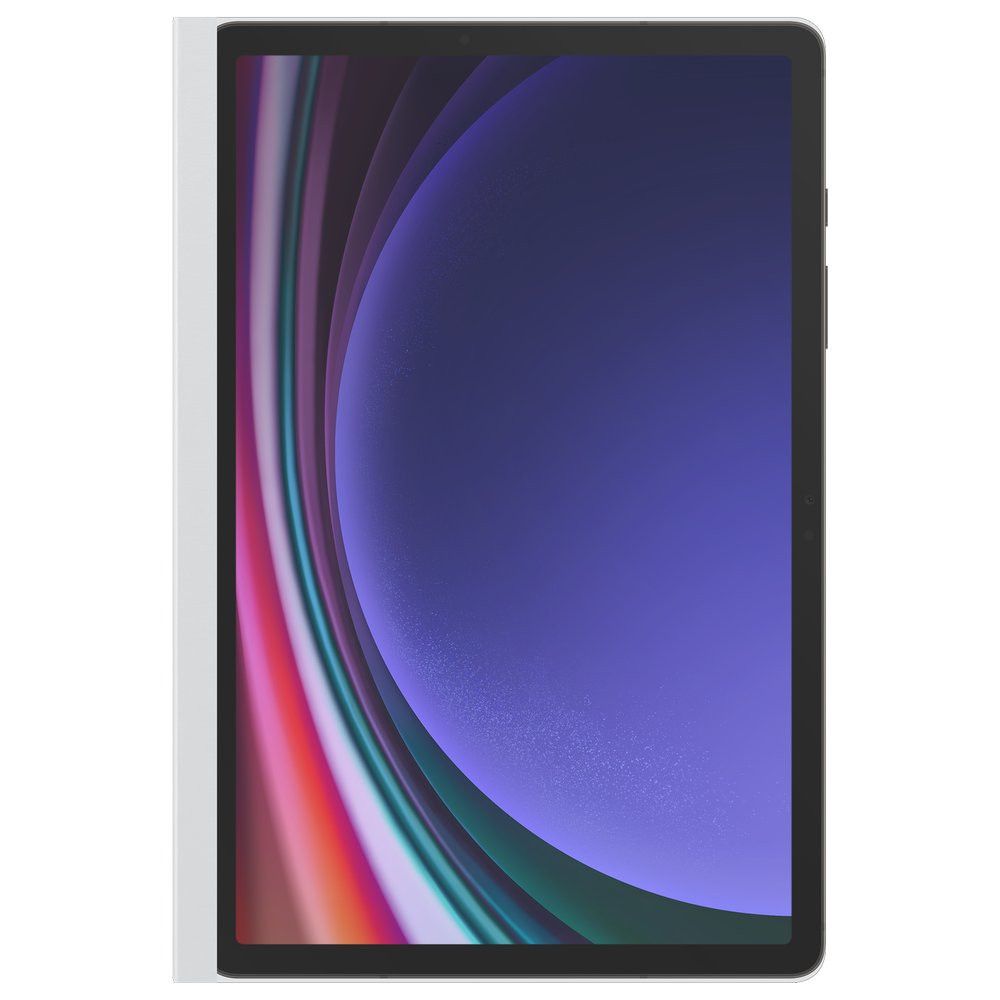 Caso con patta per Samsung Galaxy Tab S9 Blocco note bianco