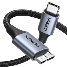 Kaabel USB-C-kaabel - Micro USB-B 3.0 3A 0.5m hall