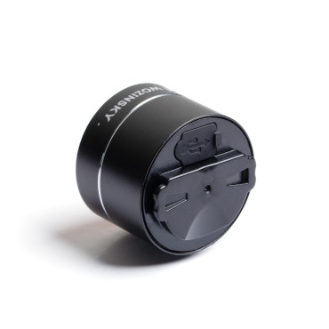Bakre LED bakljus USB-C röd ljus sensor svart legering