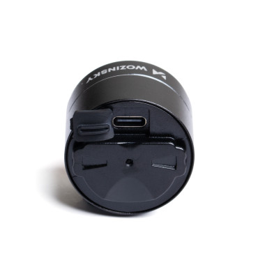 Aizmugurējā LED aizmugurējā gaisma USB-C sarkanā gaismas sensors Black Alloy