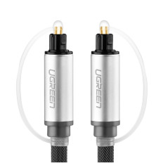 Kabeļu optiskais kabelis TOSLINK SPDIF 3M Grey