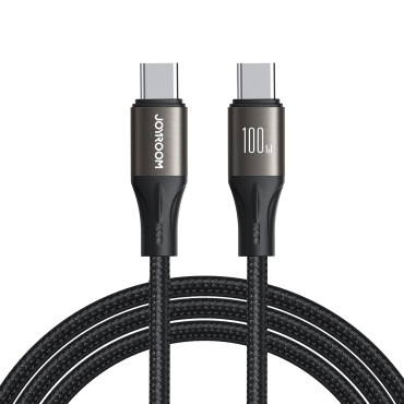 Καλώδιο USB-C 100W καλώδιο σειράς φωτισμού 1.2m μαύρο