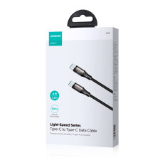 Kabeļu USB-C 100W Light-Speed Series kabelis 1.2m Black