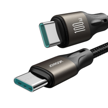 Kabeļu USB-C 100W Light-Speed Series kabelis 1.2m Black
