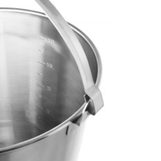 Gastronomijas spainis tērauda virtuvei ar gredzenu - Hendi 516706