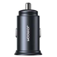 Mini carregador de carro 60w USB-A QC3.0 USB-C PD Preto