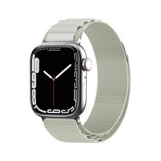 Pas z jekleno alpsko zaponko Apple Oglejte si srebro 38/40 / 41 mm