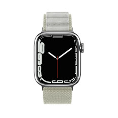 Pas z jekleno alpsko zaponko Apple Oglejte si srebro 38/40 / 41 mm