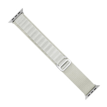 Pas z jekleno alpsko zaponko Apple Oglejte si srebro 38/40 / 41 mm