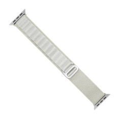 Pas z jekleno alpsko zaponko Apple Oglejte si srebro 38/40 / 41 mm