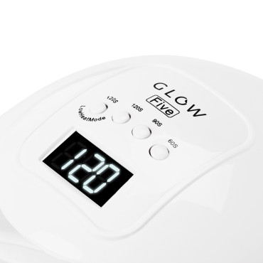 UV Dual LED Sun Lamp 5 48W USB — nærbillede af betjening