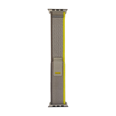 Trilha de cinta de velcro para Apple Assista 38/40 / 41 mm cinza claro