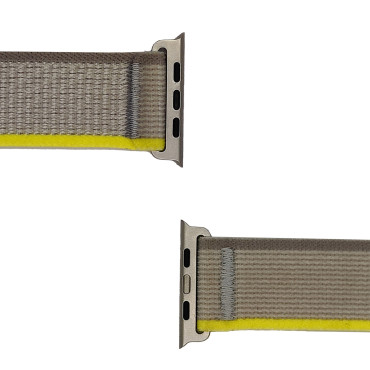 Suchý zipsový popruh Apple Sledujte 42/44/45 / 49mm Svetlošedá