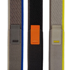 Velcro popruh stezka Apple Sledujte 42/44/45 / 49mm světle šedá