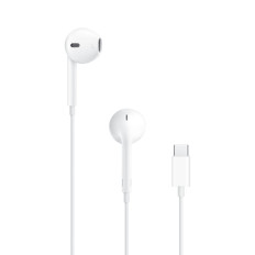 Originalne žične slušalke Apple Earpods MTJY3ZM / USB-C bela