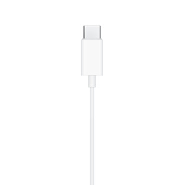 Originalne žične slušalke Apple Earpods MTJY3ZM / USB-C bela