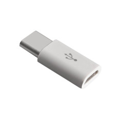 Adapter adapter plug mikro USB USB-C valge