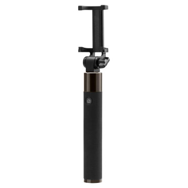 Högkvalitativ teleskopisk stick selfie stick 18-77cm svart