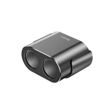 Auto cigarešu šķiltavas izplatītājs 2x USB 3.1A 17W Black lādētājs