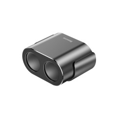 Auto cigarešu šķiltavas izplatītājs 2x USB 3.1A 17W Black lādētājs