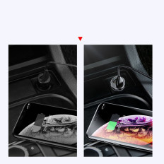 Auto Cigaretové zapaľovače Distribútor 2x USB 3.1A 17W Čierna nabíjačka