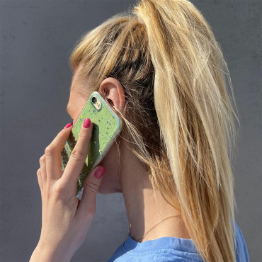 Shiny Case Tovnica z Brocade Samsung Galaxy A42 5G Star Greenter Green