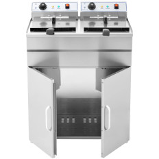 Frigerador de câmara de casal duplo com armário de 400V - 2x10l