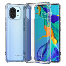 Pansret sag for xiaomi mi 11 anti chok gennemsigtig
