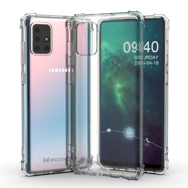 Étui blindé pour Samsung Galaxy A72 4G Anti-choc transparent