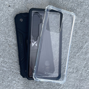 Étui blindé pour Samsung Galaxy A72 4G Anti-choc transparent