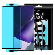 Steklena folija kaljeno steklo z okvirjem Samsung Galaxy S21 + 5G 3D EDGE Nano Flexi Glass Black
