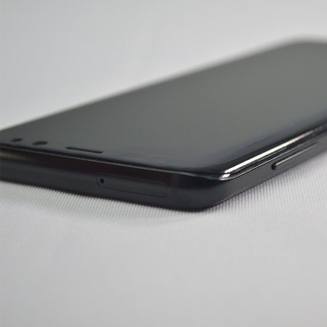 Steklena folija kaljeno steklo z okvirjem Samsung Galaxy S21 + 5G 3D EDGE Nano Flexi Glass Black