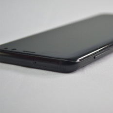 Steklena folija kaljeno steklo z okvirjem Samsung Galaxy S21 + 5G 3D EDGE Nano Flexi Glass Black