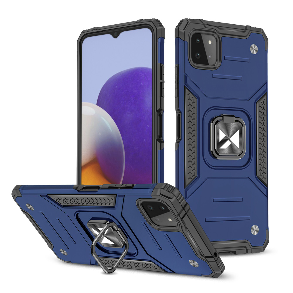 Oklepni primer + magnetni Samsung Galaxy A22 4G Ring Armor A22