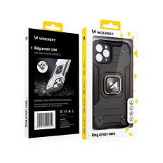 Armored Case Case + Magnetic Holder iPhone 13 Pro Max Ring Armor Silver