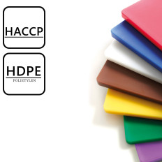 HACCP pre surové mäso 450x300 mm červená - Hendi 825525