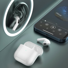 Slušalke brezžične povezave Bluetooth White