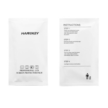 RAKLA Αντιμυριακό πανί. Αυτοκόλλητα απομάκρυνσης σκόνης για τη στερέωση φύλλου στην οθόνη. Σετ 40 τεμ.