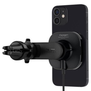 Manija magnética con cargador Magsafe 7.5W en el soplador a cuadros