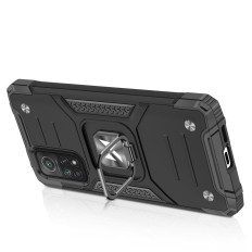 Obrnené puzdro + magnetické MI POCO M4 PRO 5G / REDMI POZNÁMKA 11 5G RING ARMOR BLACK