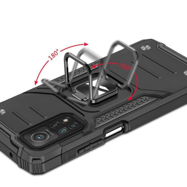 Obrnené puzdro + magnetické MI POCO M4 PRO 5G / REDMI POZNÁMKA 11 5G RING ARMOR BLACK