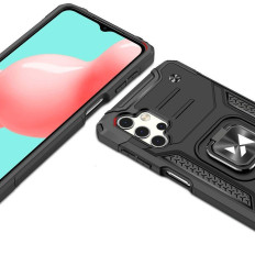 Obrnené puzdro + magnetické SAMSUNG GALAXY A13 5G RING ARMOR BLACK