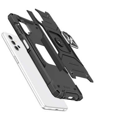 Obrnené puzdro + magnetické SAMSUNG GALAXY A13 5G RING ARMOR BLACK
