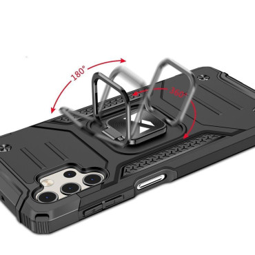 Caso Blindado + Magnético Samsung Galaxy A13 5G Anel Armor Preto