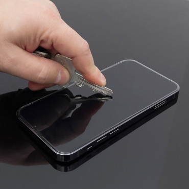 Verre trempé pour iPhone 12/12 Pro avec filtre de confidentialité anti-espion