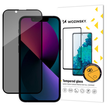 Karastatud klaas iPhone 14 pluss / 13 Pro max filtriga anti spioon privaatsus privaatsus klaasi