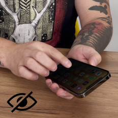 Vetro temperato per iPhone 12/12 Pro con filtro privativo anti-spia Privatizzazione del vetro